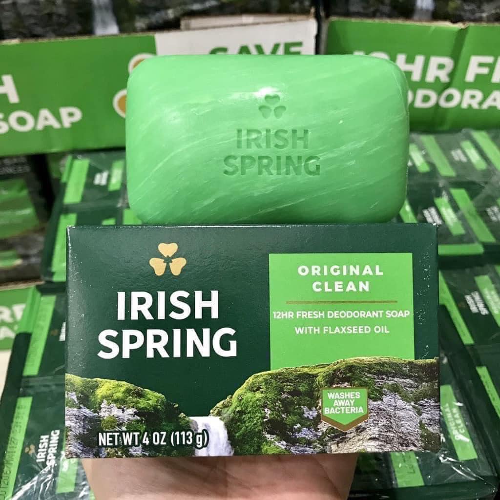 Xà Bông Cục Irish Spring Original USA 113g/cục