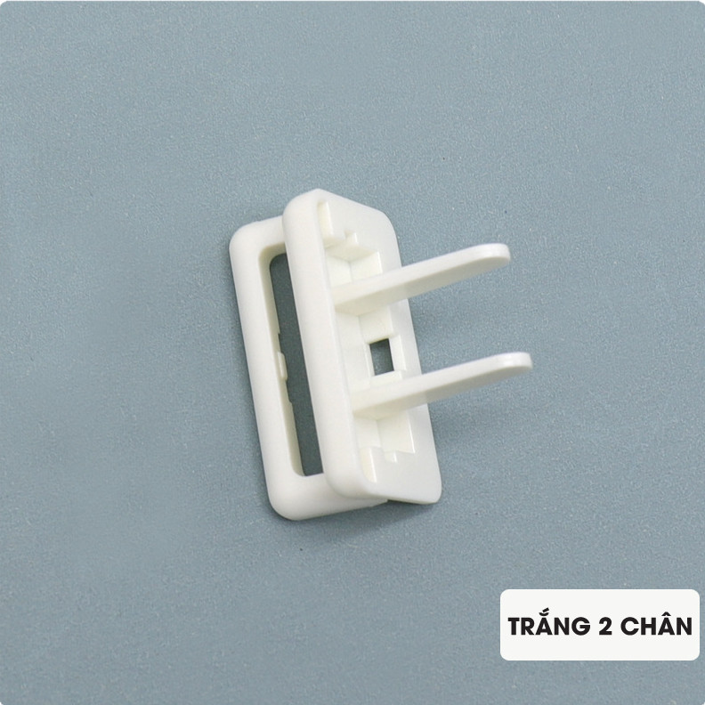 Nút Bịt Ổ Điện An Toàn, nhựa ABS cao cấp, có Móc Kéo . Nút chặn ổ cắm điện loại 2 chân 3 chân cao cấp chống giật nhỏ gọn chắc chắn bảo vệ an toàn cho bé