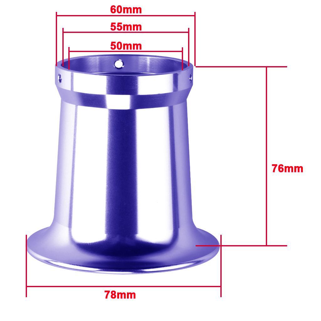 50mm Carburetor Air Filter Cup, Horn Speed Stacking Funnel, Air Inlet Air Collecting Cup Horn Cup Wind Air Filter Cup, Replace Accessories Aluminum