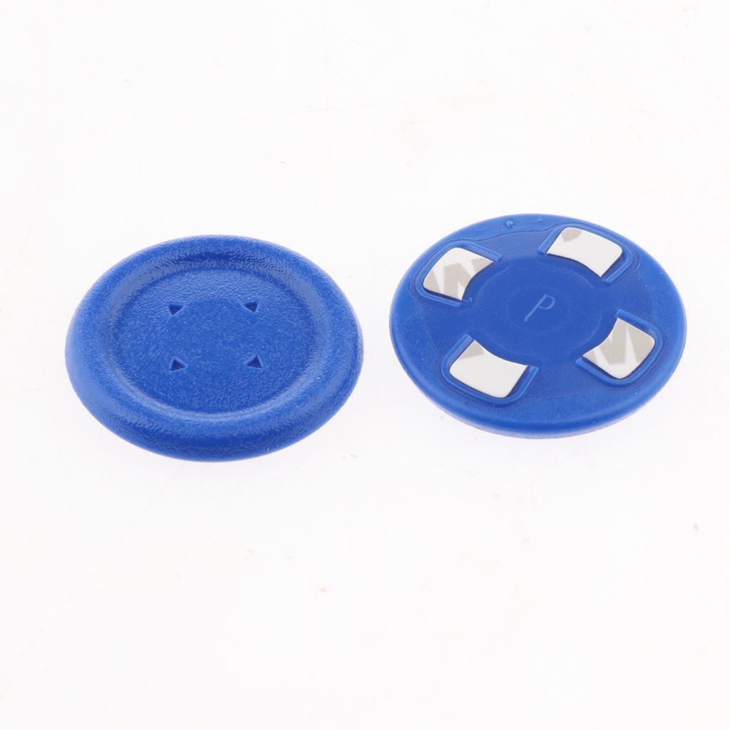 2Pcs ABS Buttons Joystick Thumbstick Caps D-Pad For Controller Blue