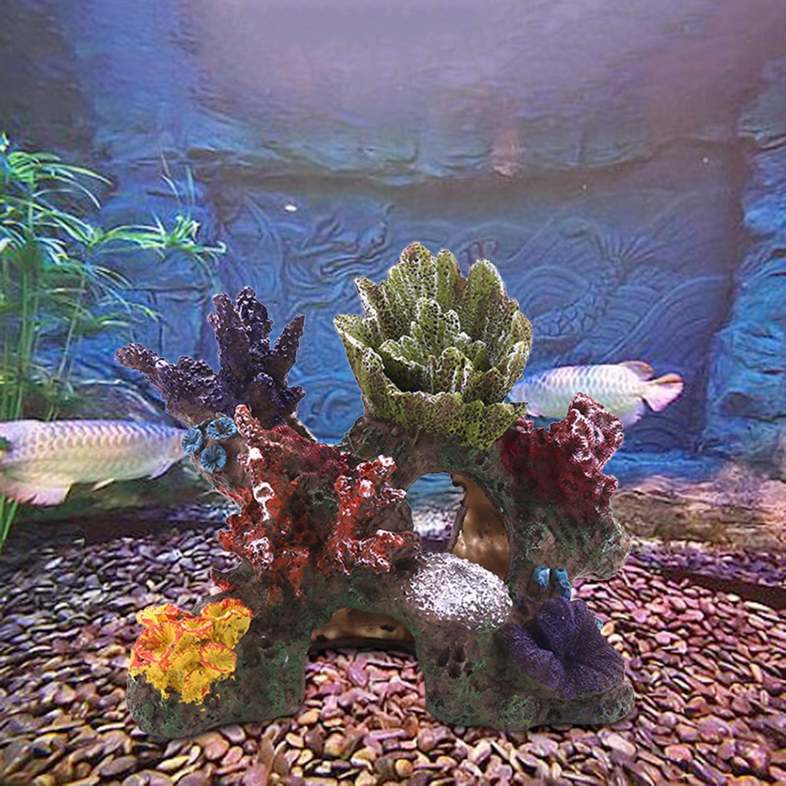 Aquarium  Decor Landscape Rockery  Simulation