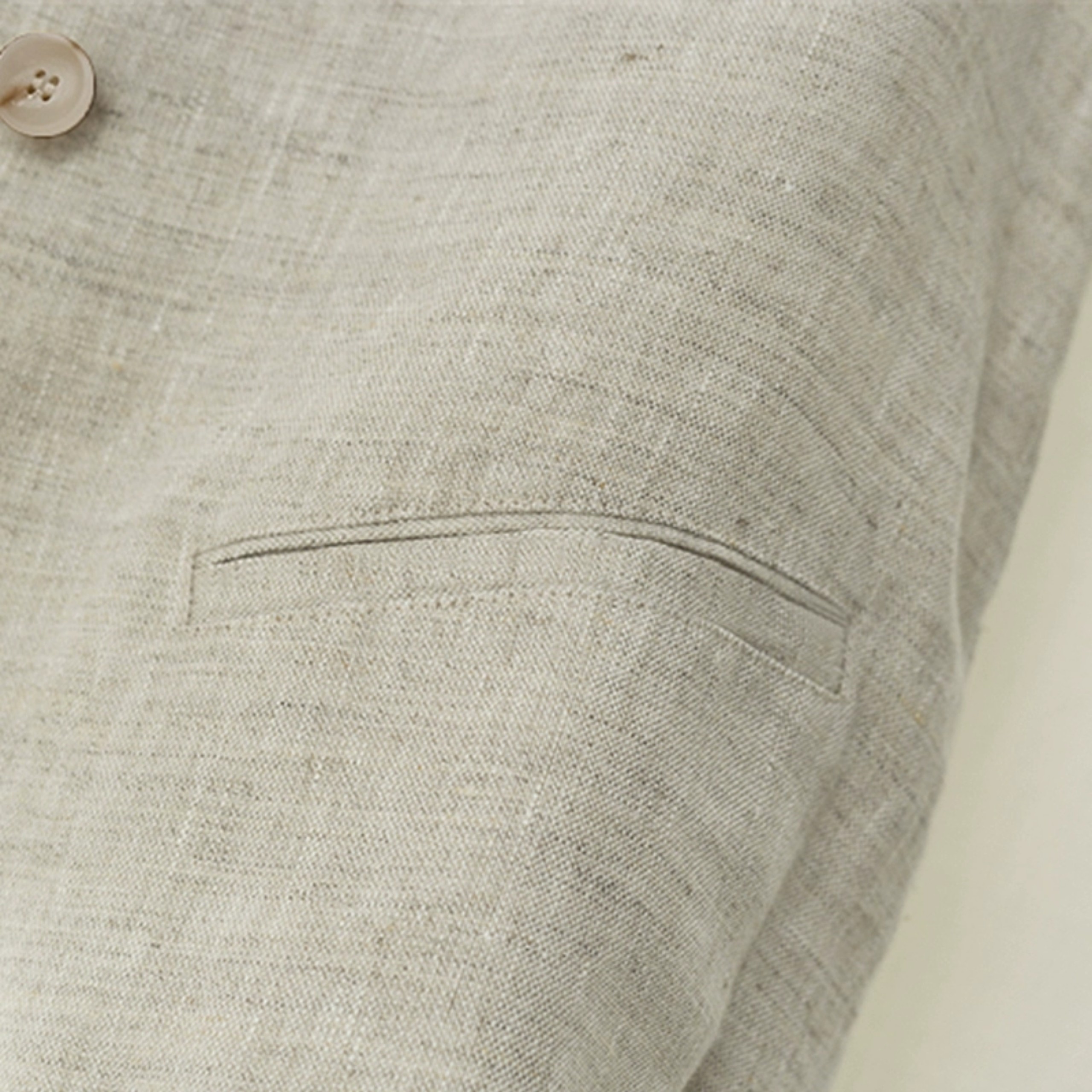 Áo blazer nữ linen mềm mát, áo gile nữ thiết kế bốn cúc chạy dọc phong cách Hàn Quốc siêu thanh lịch Bz02