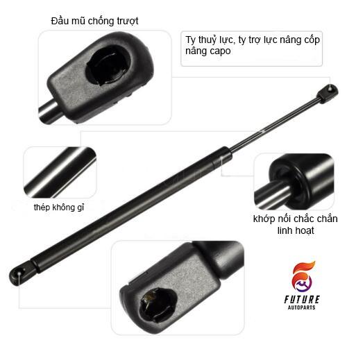 Ty thuỷ lực/ Trợ lực/ Trợ nâng 300N cho capo &amp; cốp nhiều đời xe ô tô (Giá/chiếc)