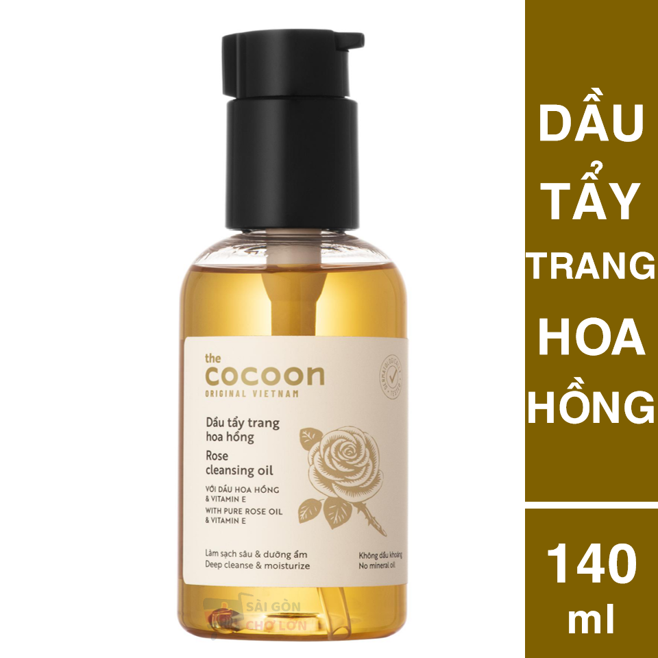 Dầu tẩy trang hoa hồng Cocoon 140ml