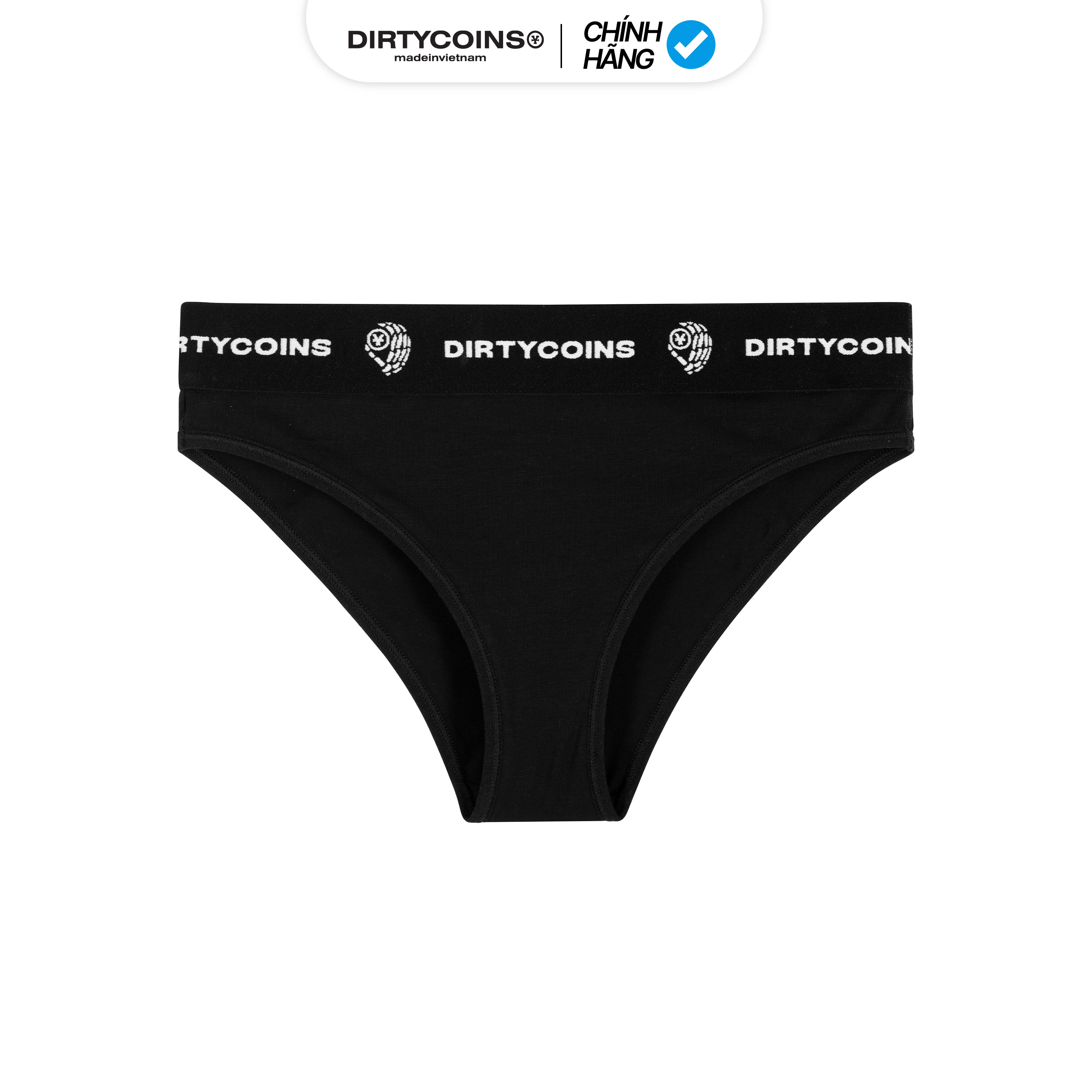 Quần DirtyCoins Logo Women Briefs - Black