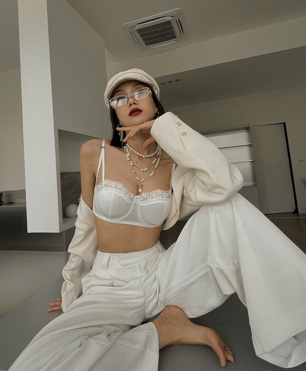 Bộ Bra Nữ Phối Ren Cá Tính - B.Lingerie