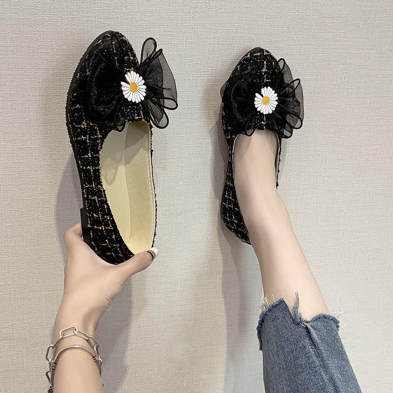 Giày Búp Bê Đế Bằng Thiết Kế Đơn Giản Thời Trang Cao Cấp Cho Nữ