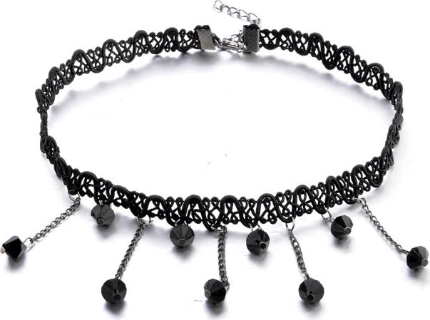 Vòng cổ choker ren đính hạt