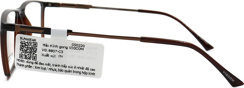 Gọng kính chính hãng Vigcom VG8807