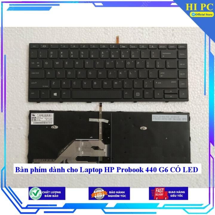 Bàn phím dành cho Laptop HP Probook 440 G6 CÓ LED - Hàng Nhập Khẩu mới 100%