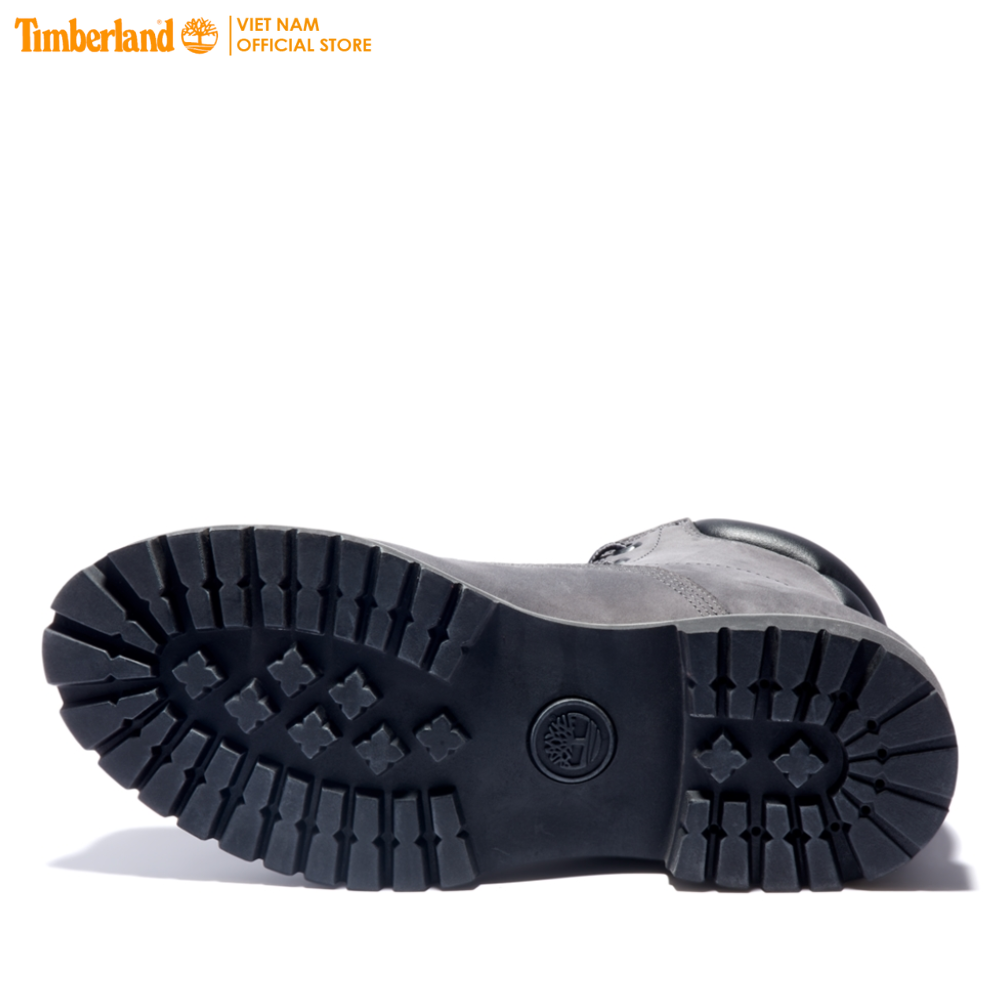Timberland Giày Boot Nam Cổ Cao 6 inch Basic Alburn Boot WP Dark Grey Nubuck TB0A1OIZ2M