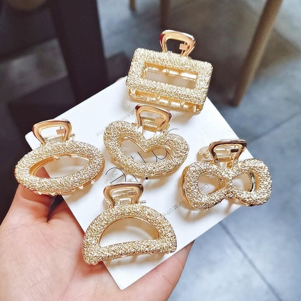 HOT TREND Kẹp càng cua mạ màu vàng sang trọng Hàn Quốc Tatitava