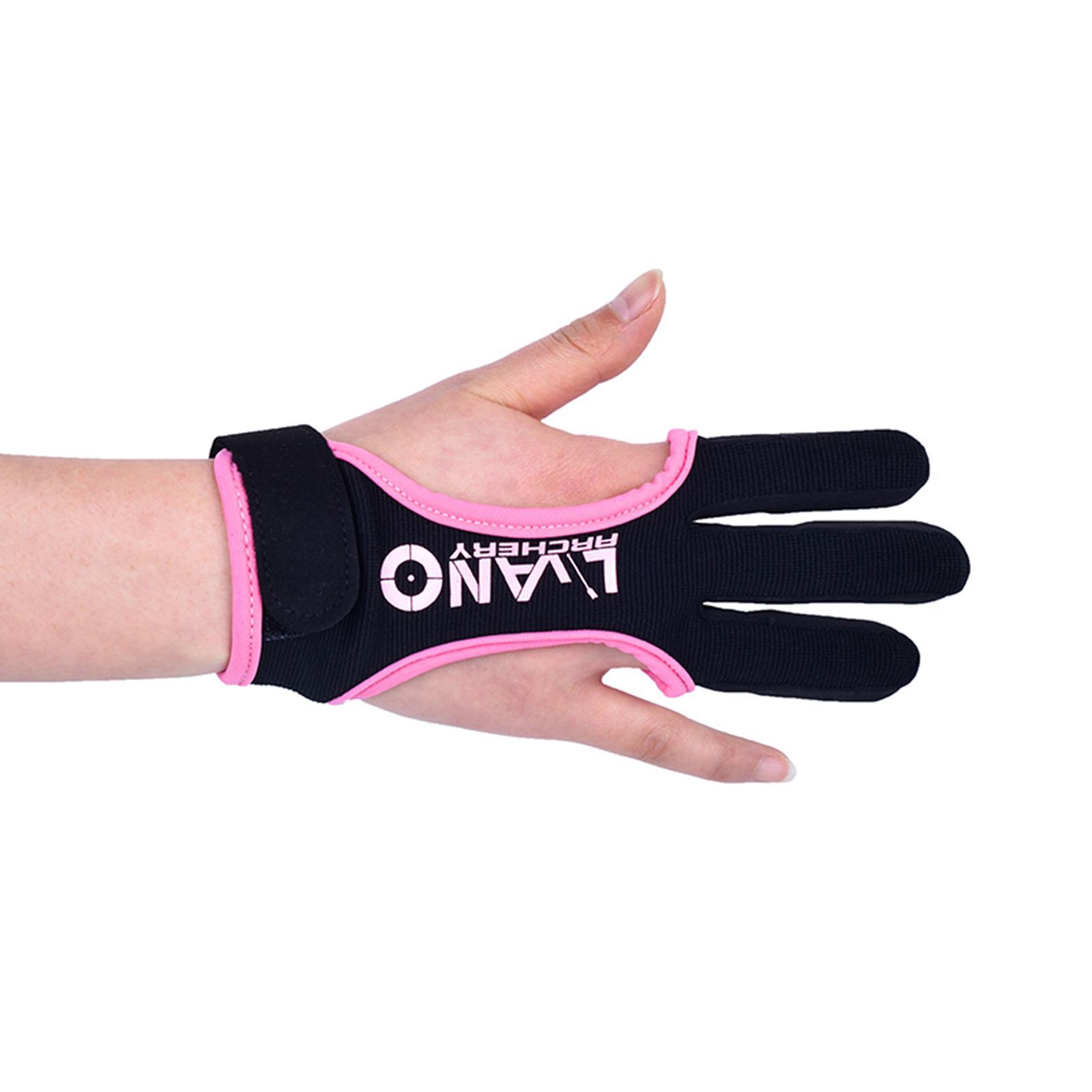 Finger Tab Accessories Leather Warp Back & Compound Bow 3 Finger