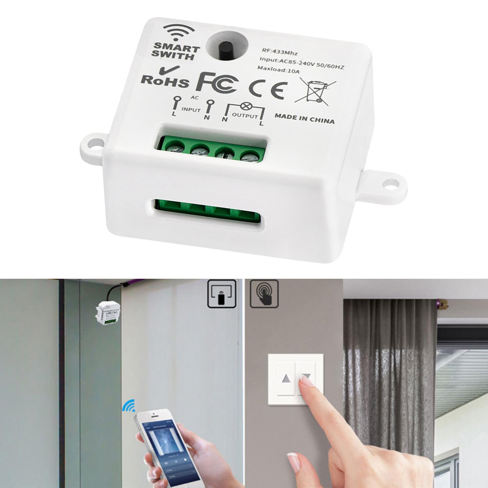 Remote switch, WiFi wireless relay switch for Home, Voice Control,Timer Function.