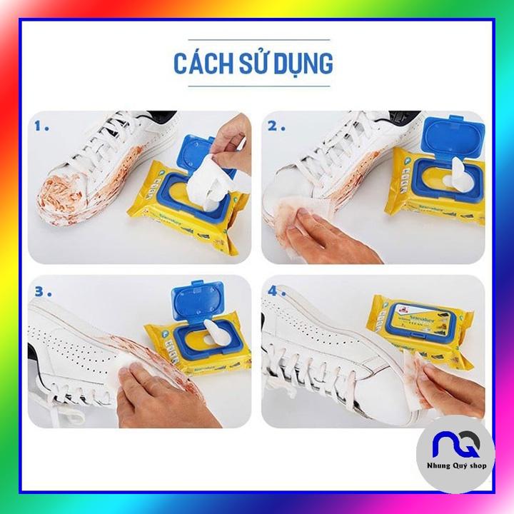 Gói Khăn Giấy Lau Giày Thần Thánh SNEAKER Hộp 30 Tờ