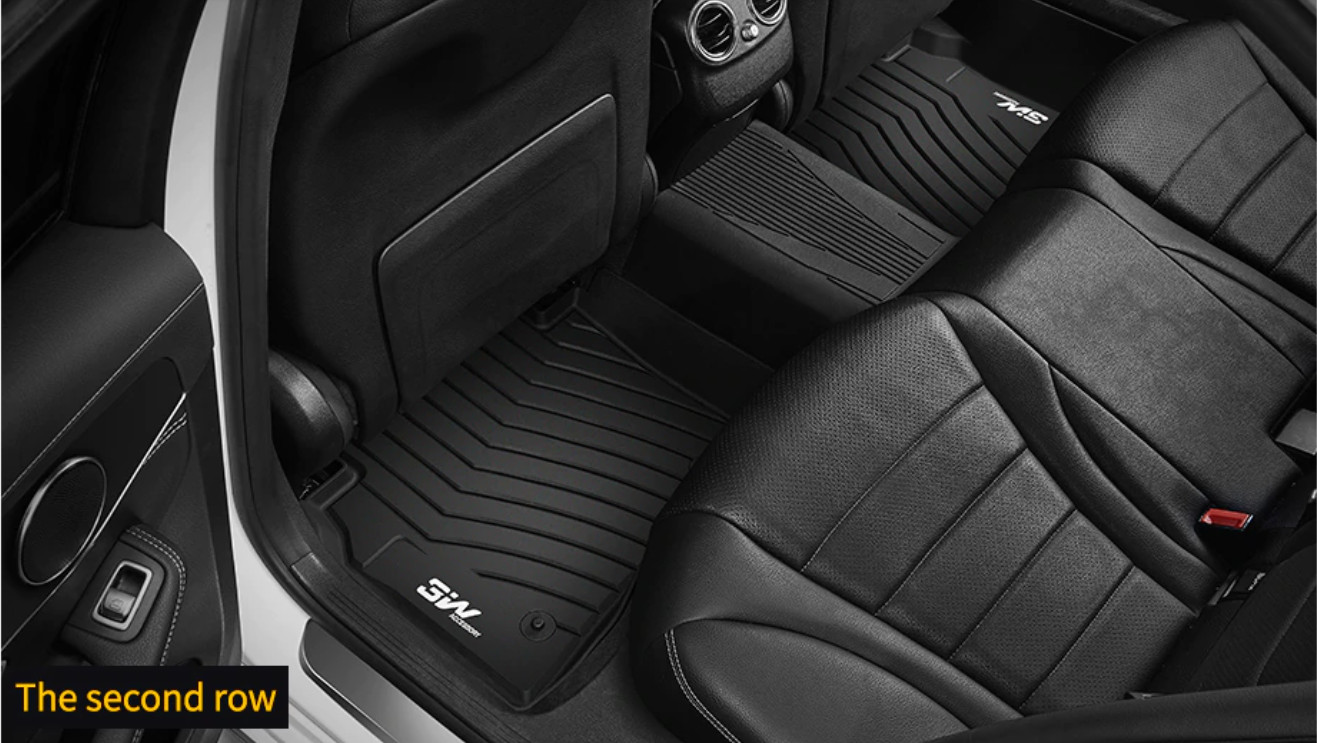 Thảm lót sàn xe ô tô dành cho Mercedes GLE 2019- đến nay - chất liệu nhựa TPE đúc khuôn cao cấp - màu đen