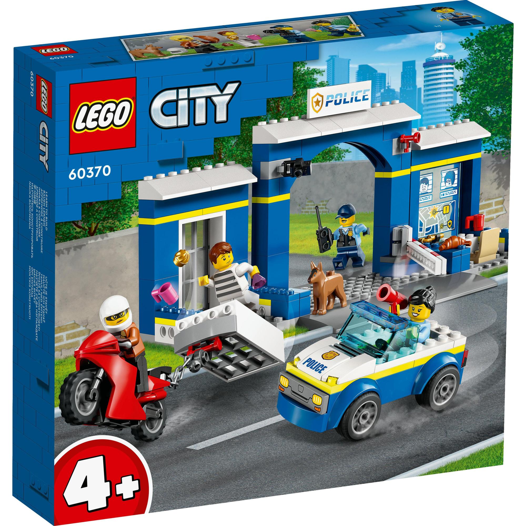 LEGO City 60370 Trạm Cảnh Sát Truy Bắt Tội Phạm (172 Chi Tiết)