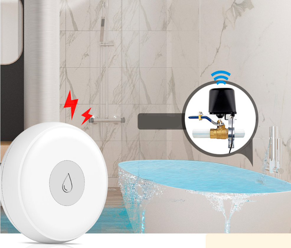 Cảm Biến Báo Động Rò Rỉ Nước Tràn Zigbee Tuya ZHS01