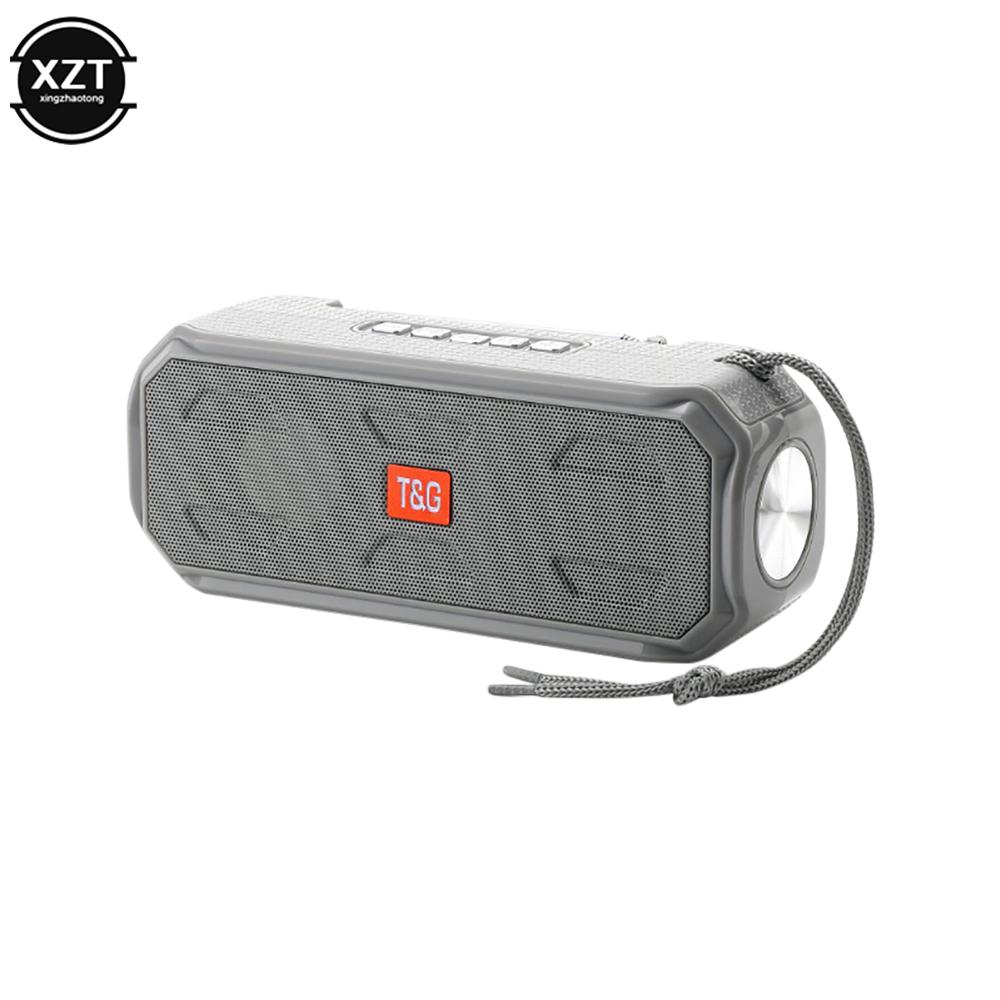 Loa tương thích Bluetooth di động với đèn pin sạc năng lượng mặt trời Super Bass Stereo Subwwofer Radio Radio: A