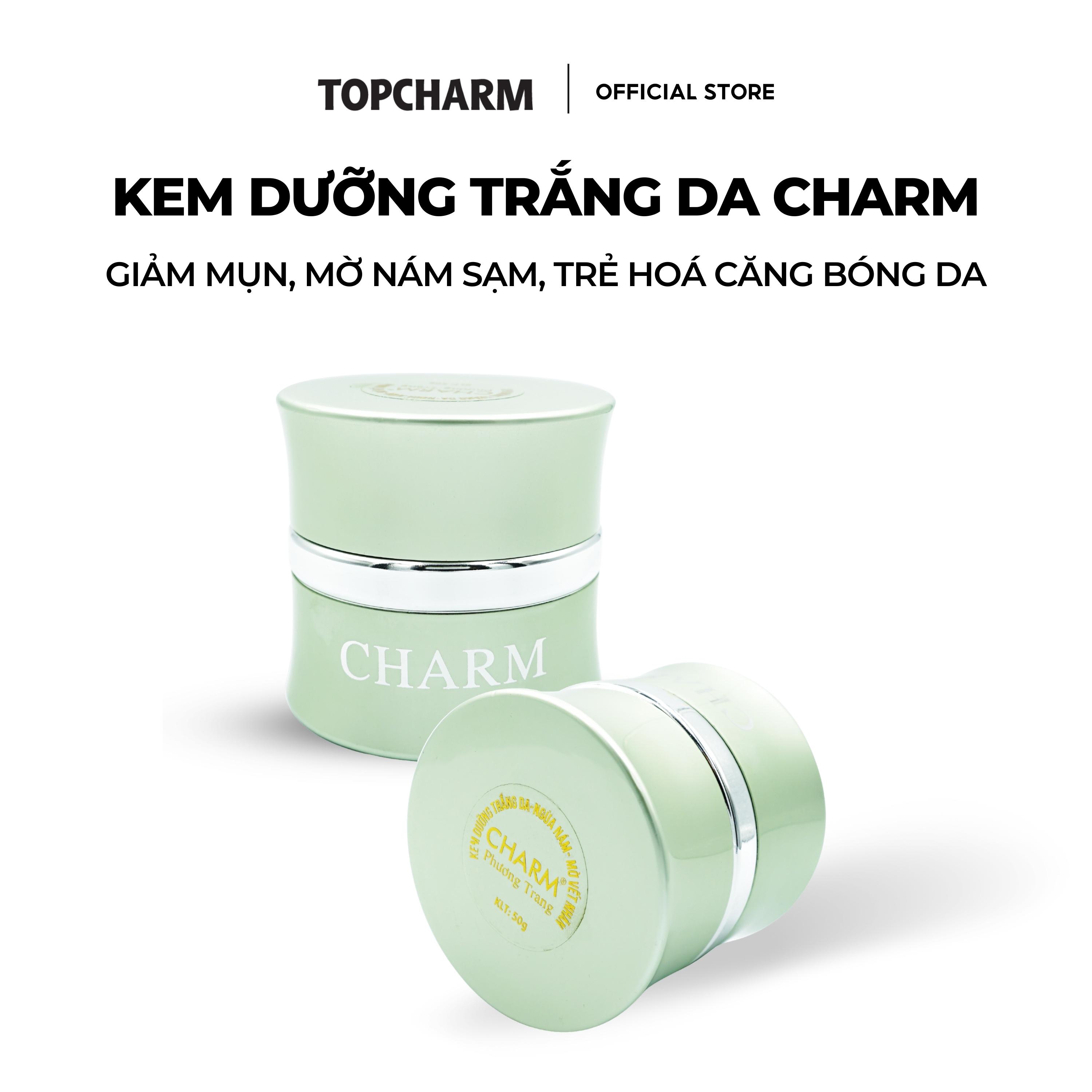 Kem dưỡng trắng da, giảm tàn nhang, đồi mồi CHARM 50gr - Giảm mụn, mờ nám sạm, trẻ hoá căng bóng da