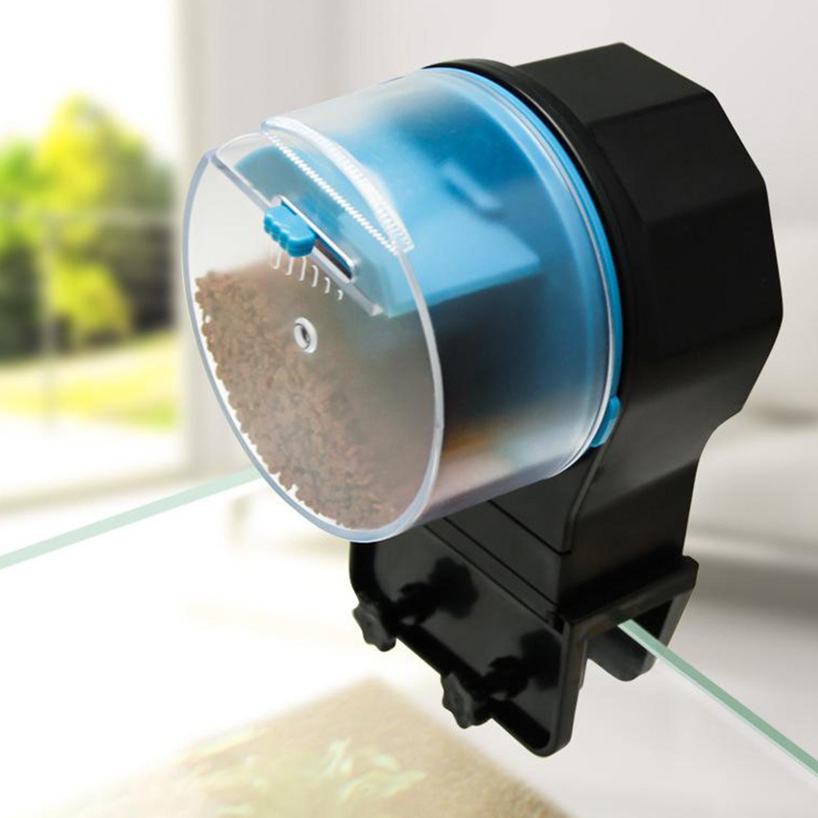 Automatic Fishing Feeder, Aquarium Tank Timer Auto Feeder with 2 Feed Box for Aquarium or Fishing Tank, Manual Feed Available