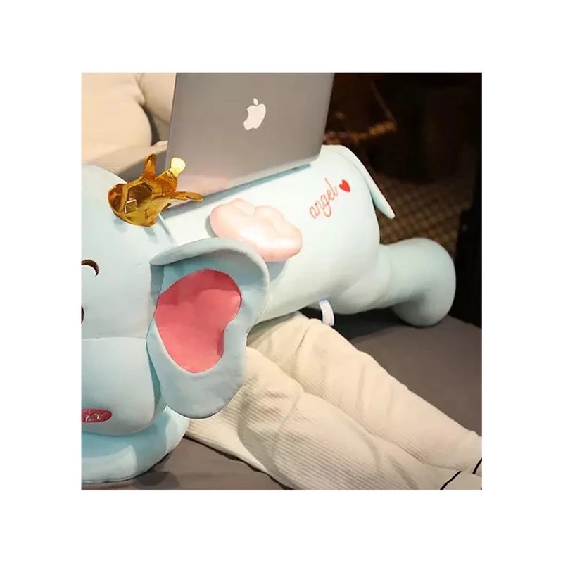 Thú nhồi bông voi đội vương miệng đáng yêu - Size 70cm đến 1m1 - Quà tặng gấu bông con voi êm mịn cho bé