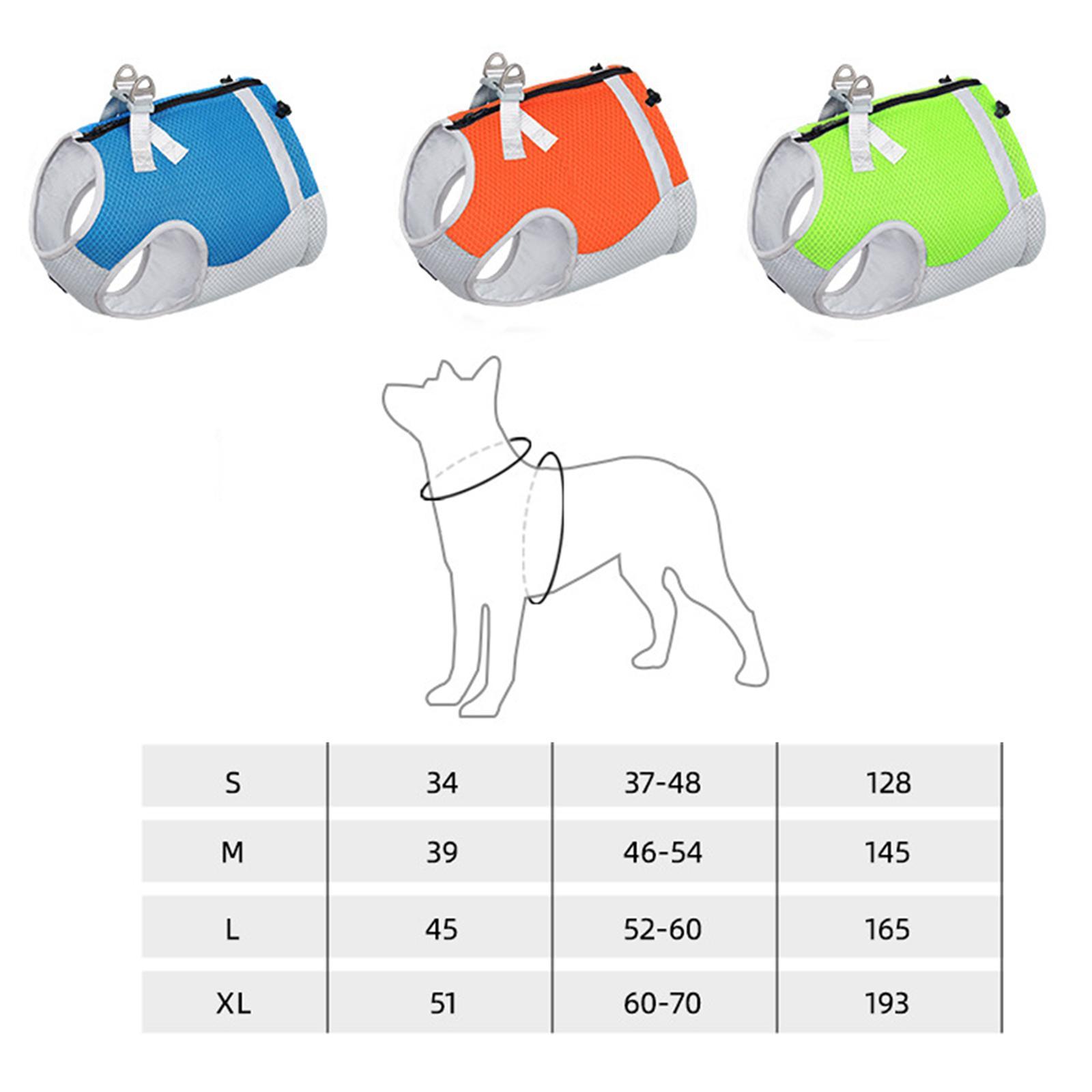 Dog Harness Pet Harness Summer Easy Control Handle Breathable Chest Strap Dog Vest Harness Attachment for Running Walking Outdoor Pet