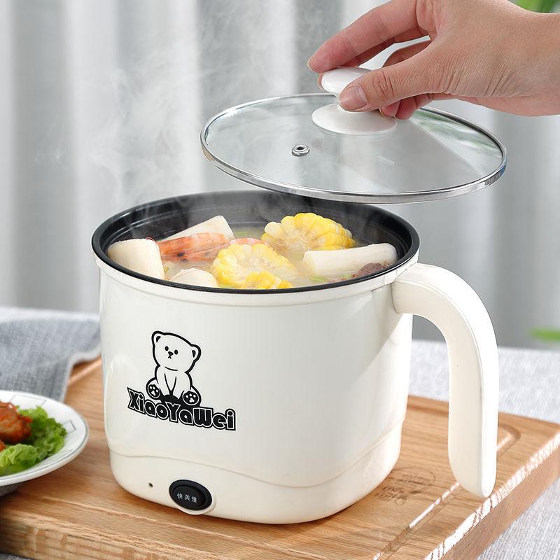 Thuận lợi nhất nồi lẩu điện đa năng nồi điện nhỏ nồi chống dính nồi sinh viên nồi ký túc xá hiện vật nồi cơm điện mini nồi lẩu điện một nồi