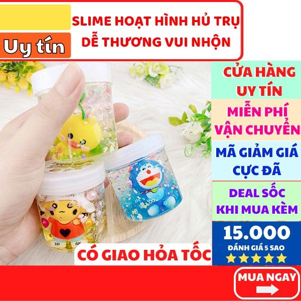 Hủ slime trụ hoạt hình dễ thương