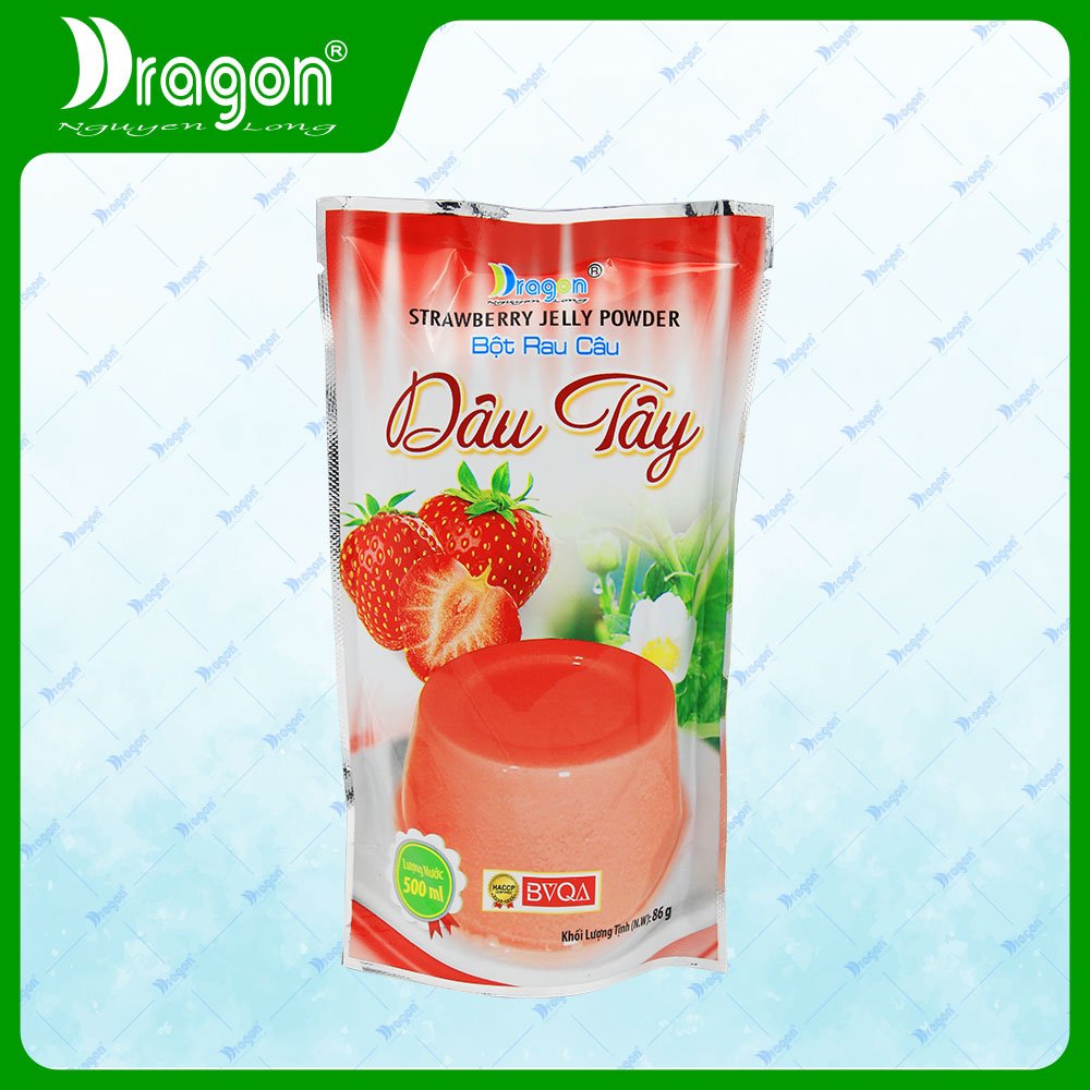 Bột Rau Câu Dâu Tây Dragon 86g