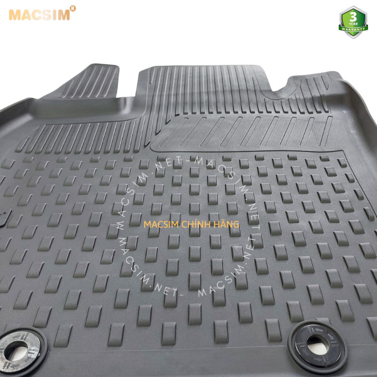 Thảm lót sàn ô tô nhựa TPE Silicon Toyota Corolla 2007- 2012 Nhãn hiệu Macsim