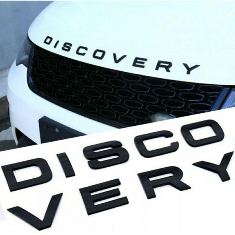 Tem Discovery dán xe, decal 3D chữ nổ dán xe ô tô