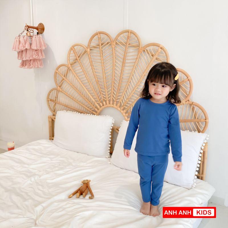 Bộ cho bé trai - Bộ cho bé gái chất Thun Lạnh Dài Tay Mẫu Mới 2021 ANHANHKIDS - Minky mom