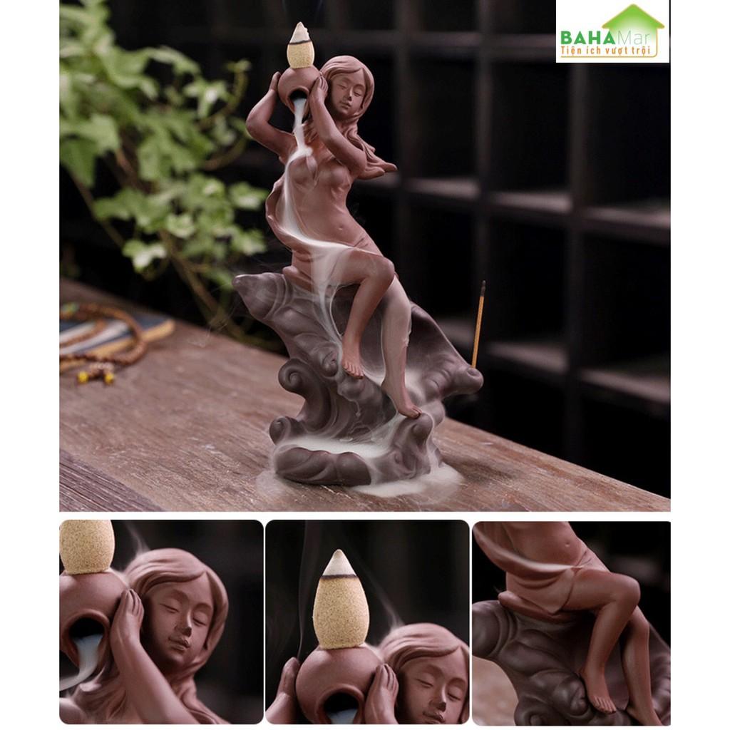 THÁC KHÓI TRẦM HƯƠNG - CÔ GÁI BƯNG VÒ NƯỚC "BAHAMAR" Thích hợp phòng nghiên cứu, phòng ngủ, phòng xông hơi, yoga...