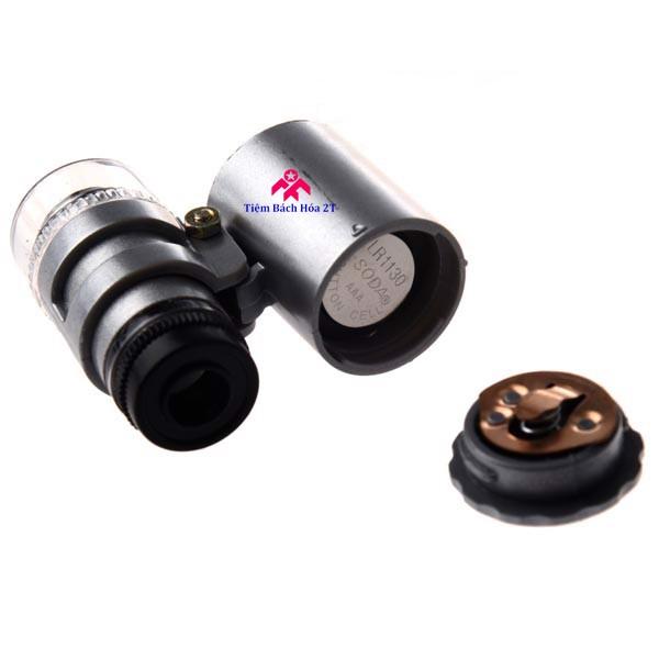 Kính lúp cầm tay mini 60X có đèn