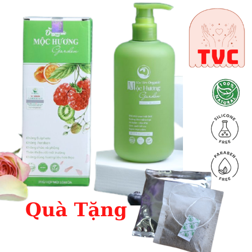 Sữa Tắm Organic Mộc Hương Garden Thanh Mộc Hương Tặng Kèm Trà Túi Lọc Wonmom