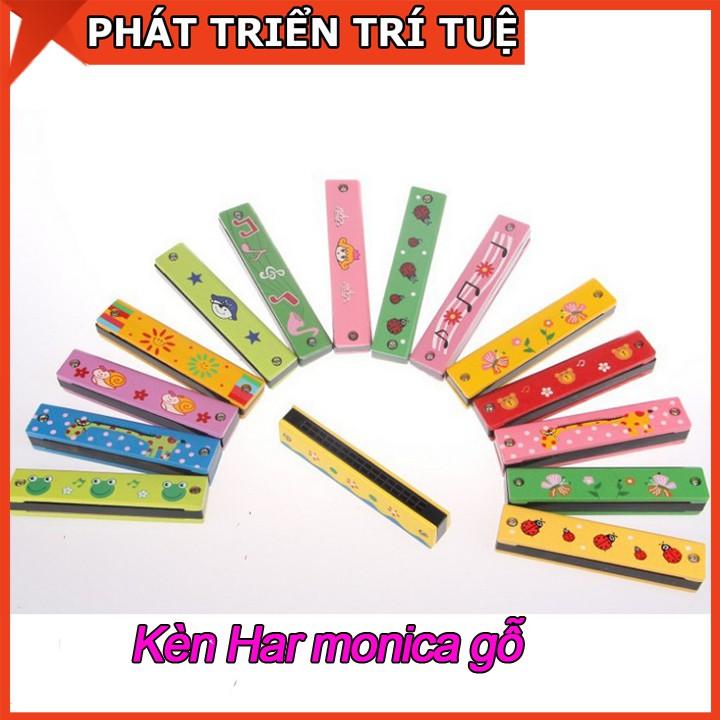 Kèn Harmonica Gỗ Xinh Xắn Cho Bé