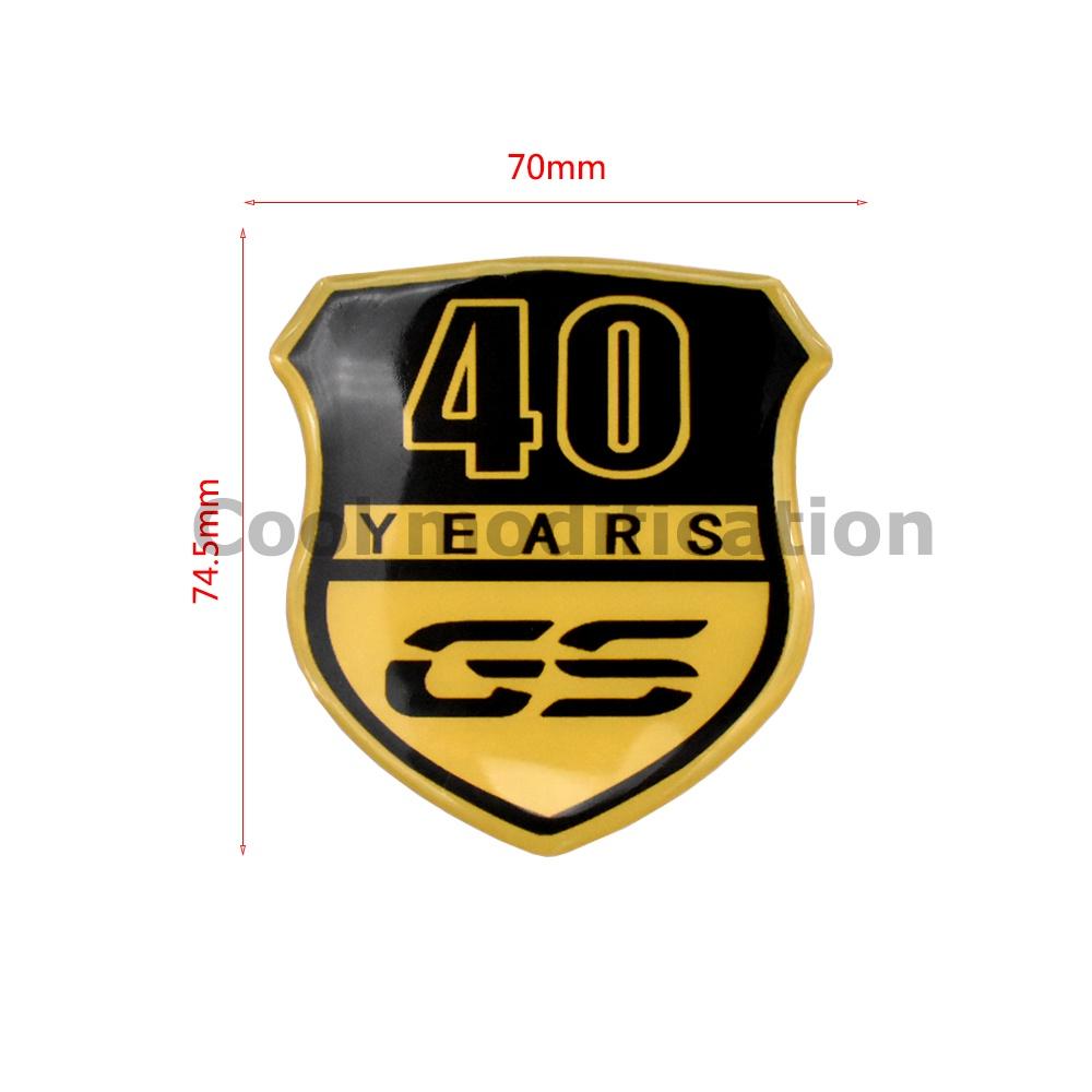 Miếng Dán Bình Xăng 3D 40 Năm Cho BMW F700GS F800GS F850GS G310GS F650GS R1200GS R1250GS