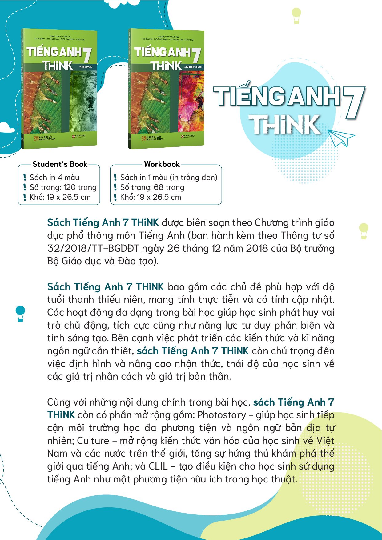 Sách Giáo Khoa Tiếng Anh 7 THiNK