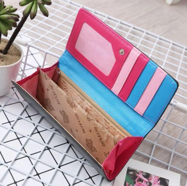 Ví nữ cầm tay đa năng da Pu giá rẻ thời trang nữ