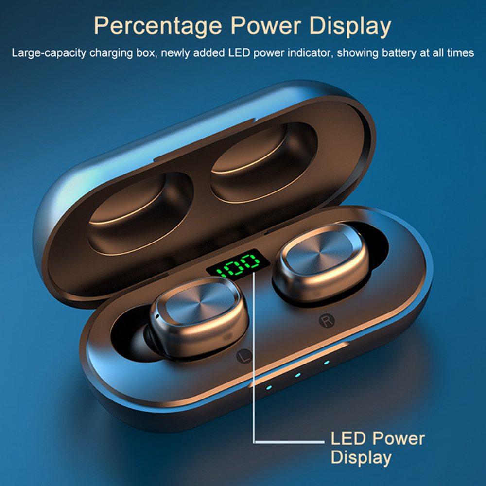 Tai Nghe Nhét Tai Không Dây TWS Bluetooth 5.0 Với Mic Nhấc Tai Nghe Ghép Nối Tự Động