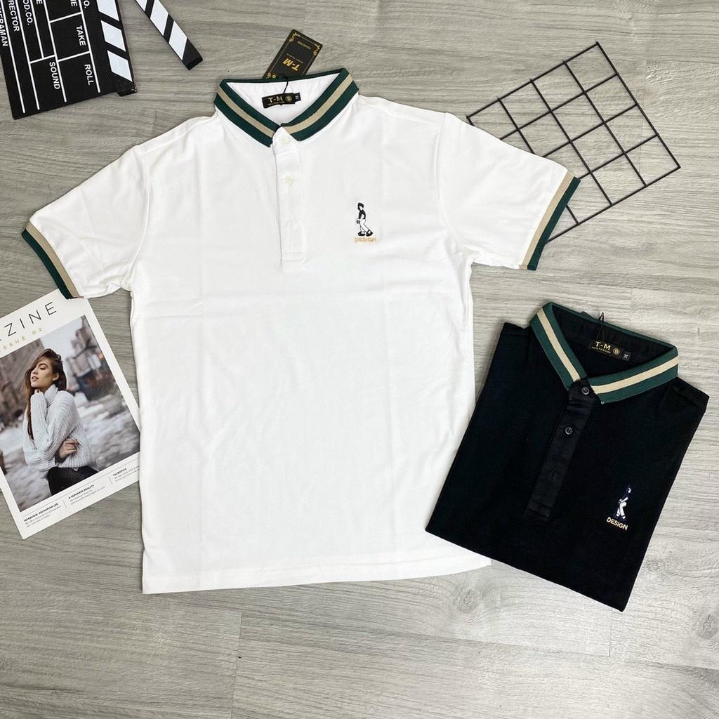 Áo thun Nam Cổ Viền Đẹp Fashion Eking Clothing x HOKO, Vải Cotton co giãn - Thấm Hút Tốt, Năng Động Trẻ Trung
