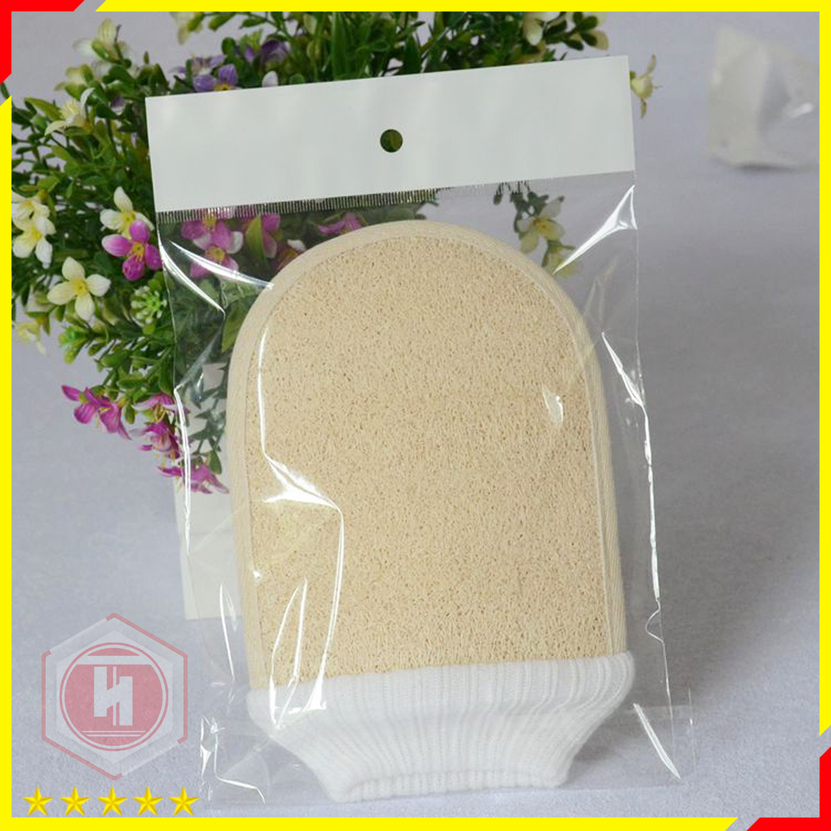 Găng tay xơ mướp cao cấp HT SYS Loofah Pad