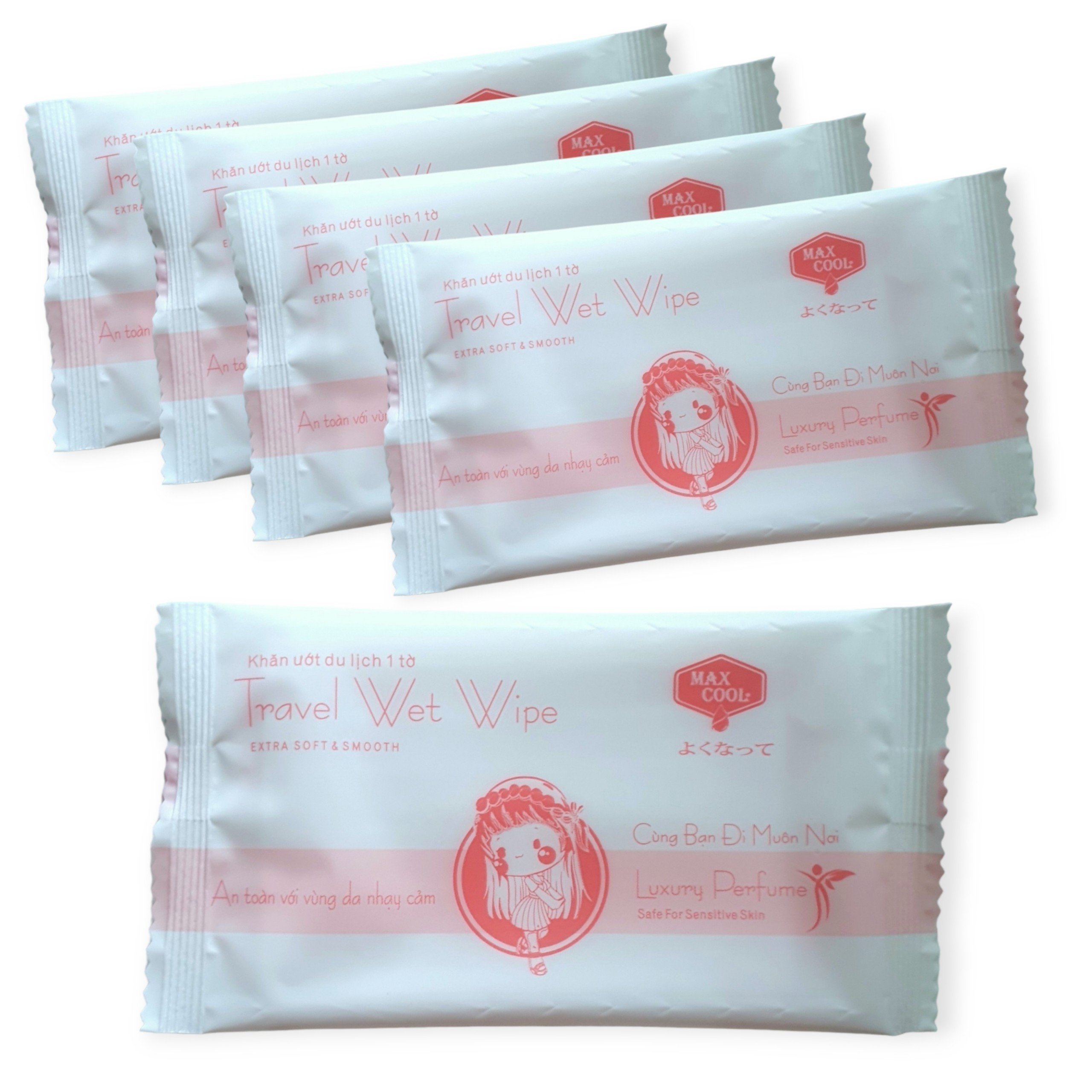 Combo 30 Cái Khăn Lạnh Travel Wet Wipe