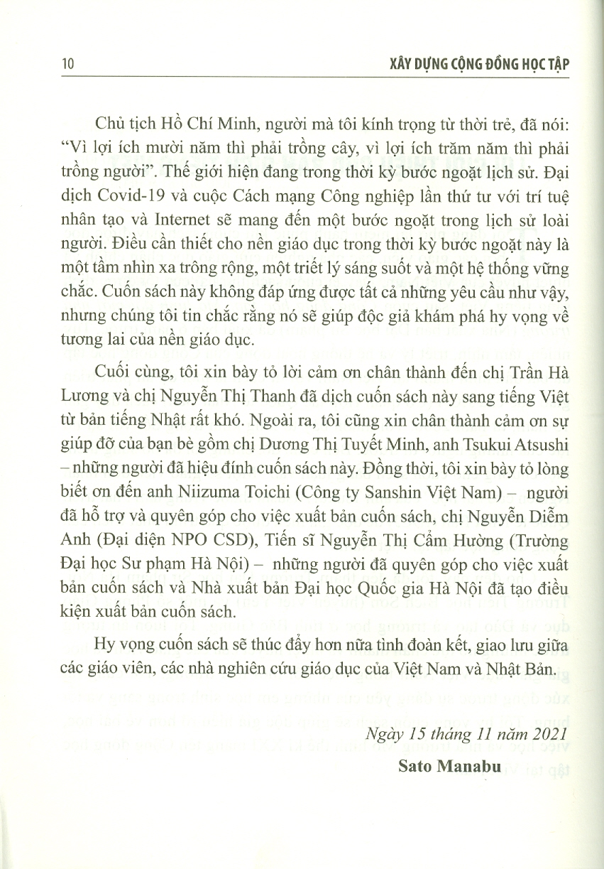 Xây dựng cộng đồng học tập