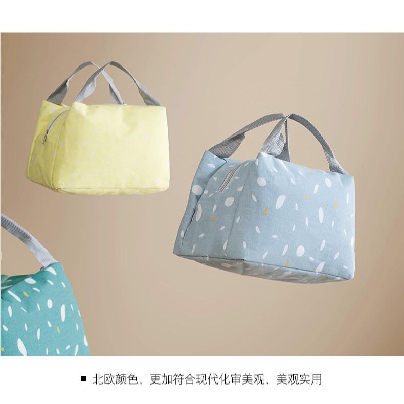 Túi Đựng Hộp Cơm Cao Cấp, Túi Xách Có Lớp Thiếc Giữ Nhiệt,Túi Đựng Đồ Đa Năng