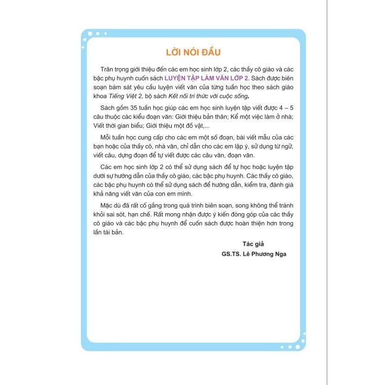 Sách - Luyện Tập Làm Văn Lớp 2 - Bộ Sách Kết Nối Tri Thức Với Cuộc Sống - Ndbooks