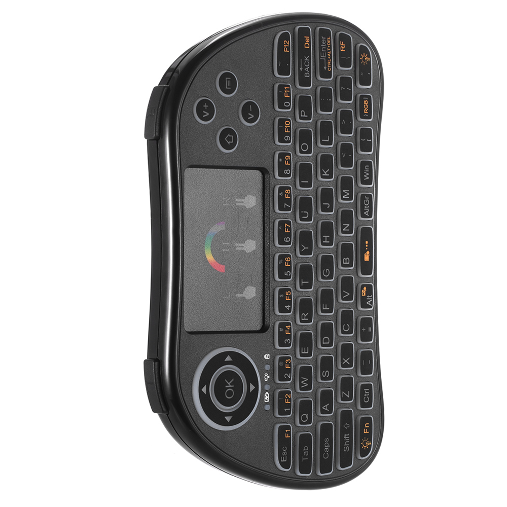 Bàn Phím Không Dây Có Đèn Nền 2.4GHz RGb Với Điều Khiển Từ Xa Bằng Chuột Cảm Ứng Cho AnDroid TV Box HTPC PC