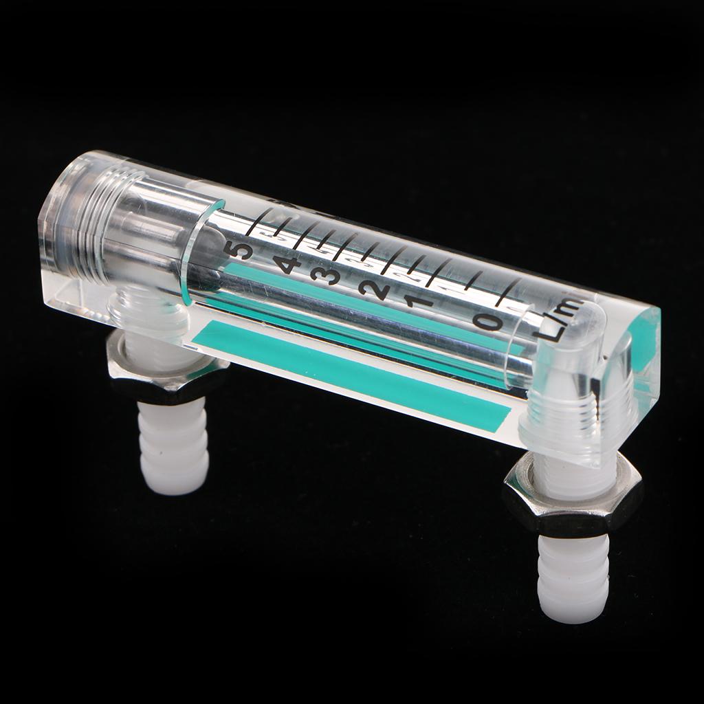 0.5-5LPM Oxy Acrylic Đo Lưu Lượng Dòng Chảy Nhanh Với Van Cho Không Khí, để Đo Khí Pha Không Xung Chảy