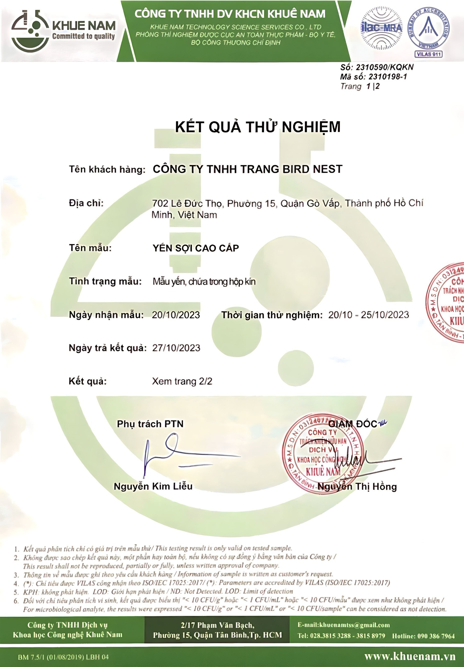 Yến Nuôi Nhà - Bồi Bổ Sức Khỏe - Tăng Sức Đề Kháng - Đẹp Da - Bổ Phế Yến Sào Trang BirdNest